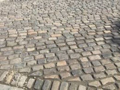 Wigan Paving Contractors Laying Cobblestones in Wigan 