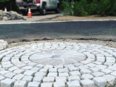 Wigan Paving Contractors Laying Cobblestones in Wigan 